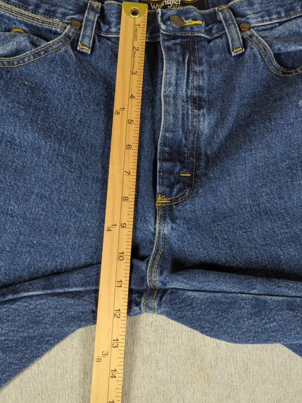 Wrangler George Strait Jeans Men's 33x30 (Actual 32x30) Blue Cowboy Cut Rodeo - Picture 6 of 10